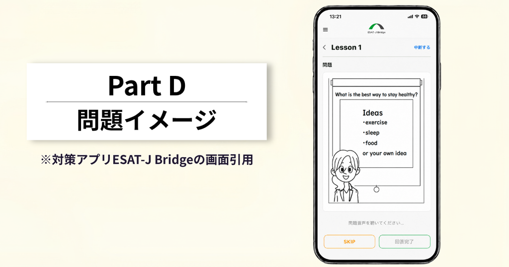 ESAT-J Part D問題イメージ画像